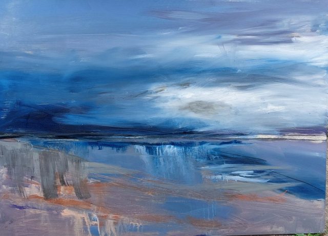 storm sea tide